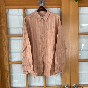 Territory Ahead striped linen XL shirt